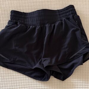 Black Women's Lululemon Athletic Shorts